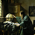 The Astronomer Painting by Jan Vermeer The Astronomer Painting by Jan Vermeer
