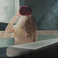 The Bath Painting by Marg Wolf The Bath Painting by Marg Wolf