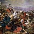 The Battle Of Poitiers by Charles Auguste Steuben The Battle Of Poitiers by Charles Auguste Steuben