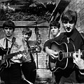 The Beatles In London 1963 Black And White Painting Painting by Tony Rubino The Beatles In London 1963 Black And White Painting Painting by Tony Rubino