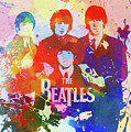 The Beatles Paint Splatter by Dan Sproul The Beatles Paint Splatter by Dan Sproul