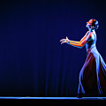 The beautiful ballerina dancing in blue long dress Photograph by Dimitar Hristov The beautiful ballerina dancing in blue long dress Photograph by Dimitar Hristov