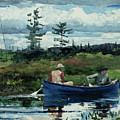 The Blue Boat Painting by Winslow Homer The Blue Boat Painting by Winslow Homer