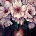 The Blue Flowers Painting by Jordana Sands The Blue Flowers Painting by Jordana Sands