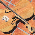 The Broken Violin Painting by Ken Powers The Broken Violin Painting by Ken Powers