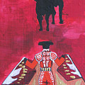 The Bull Fight NO.1 Painting by Patricia Arroyo The Bull Fight NO.1 Painting by Patricia Arroyo