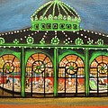 The Carousel of Asbury Park Painting by Patricia Arroyo The Carousel of Asbury Park Painting by Patricia Arroyo