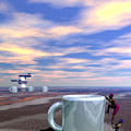 The Coffee Bandits Digital Art by Walter Neal The Coffee Bandits Digital Art by Walter Neal