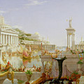 The Course of Empire - The Consummation of the Empire Painting by Thomas Cole The Course of Empire - The Consummation of the Empire Painting by Thomas Cole