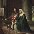 The Dedication Painting by Edmund Leighton The Dedication Painting by Edmund Leighton
