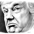 The Donald Drawing by Greg Joens The Donald Drawing by Greg Joens