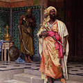 The Emir Painting by Ludwig Deutsch The Emir Painting by Ludwig Deutsch
