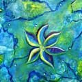 The fallen one- story of a flower colorful abstract painting by Manjiri Kanvinde The fallen one- story of a flower colorful abstract painting by Manjiri Kanvinde