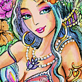 The Flowery Stream Painting by Eva Campbell The Flowery Stream Painting by Eva Campbell