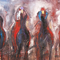 The Four Horsemen Painting by John Gholson The Four Horsemen Painting by John Gholson