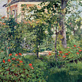 The Garden At Bellevue by Edouard Manet The Garden At Bellevue by Edouard Manet