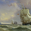 The Gathering Storm Painting by Anton Melbye The Gathering Storm Painting by Anton Melbye