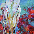 The Great Egret Painting by Jyotika Shroff The Great Egret Painting by Jyotika Shroff