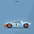 The GT40 Photograph by Mark Rogan The GT40 Photograph by Mark Rogan