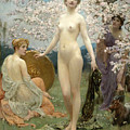 The Judgment of Paris Painting by Solomon Joseph Solomon The Judgment of Paris Painting by Solomon Joseph Solomon
