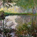 The Lake at Montgeron Painting by Claude Monet The Lake at Montgeron Painting by Claude Monet