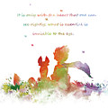 The Little Prince by Monn Print The Little Prince by Monn Print