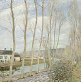 The Loing's Canal by Alfred Sisley The Loing's Canal by Alfred Sisley