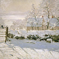 The Magpie Painting by Claude Monet The Magpie Painting by Claude Monet
