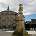 The Mc Ewan Hall and Bristo Square Photograph by Elena Perelman The Mc Ewan Hall and Bristo Square Photograph by Elena Perelman