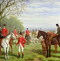 The Meet Painting by Edward Benjamin Herberte The Meet Painting by Edward Benjamin Herberte