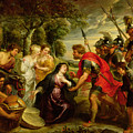 The Meeting Of David And Abigail by Peter Paul Rubens The Meeting Of David And Abigail by Peter Paul Rubens