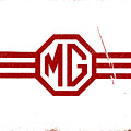 The MG Sign Photograph by Mark Rogan The MG Sign Photograph by Mark Rogan