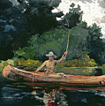 The North Woods Drawing by Winslow Homer The North Woods Drawing by Winslow Homer