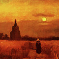 The Old Tower In The Fields Painting by Vincent Van Gogh The Old Tower In The Fields Painting by Vincent Van Gogh