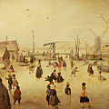 The Pleasures of Winter Painting by Hendrik Avercamp