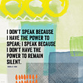 The Power To Speak- Contemporary Jewish Art by Linda Woods Painting by Linda Woods The Power To Speak- Contemporary Jewish Art by Linda Woods Painting by Linda Woods