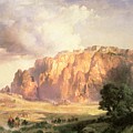The Pueblo Of Acoma In New Mexico by Thomas Moran The Pueblo Of Acoma In New Mexico by Thomas Moran