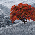 The Red Tree Painting by Stephen Krieger The Red Tree Painting by Stephen Krieger