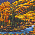 The River Runs Painting by Johnathan Harris The River Runs Painting by Johnathan Harris