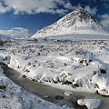 The road to Glen Etive in Winter - Panorama Photograph by Maria Gaellman The road to Glen Etive in Winter - Panorama Photograph by Maria Gaellman