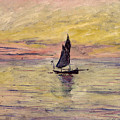The Sailing Boat Evening Effect Painting by Claude Monet The Sailing Boat Evening Effect Painting by Claude Monet
