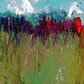 The Snowy Mountain In Spring Painting Digital Art by Lisa Kaiser The Snowy Mountain In Spring Painting Digital Art by Lisa Kaiser