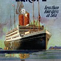The St.Lawrence Route to Europe - Canadian Pacific Steamships - Retro travel Poster - Vintage Poster Mixed Media by Studio Grafiikka The St.Lawrence Route to Europe - Canadian Pacific Steamships - Retro travel Poster - Vintage Poster Mixed Media by Studio Grafiikka