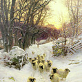 The Sun Had Closed the Winter's Day Painting by Joseph Farquharson The Sun Had Closed the Winter's Day Painting by Joseph Farquharson