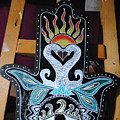 The Swan Painting by Patricia Arroyo The Swan Painting by Patricia Arroyo