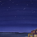 The Sweetest Little Town on the Prairie V Painting by Scott Kirby