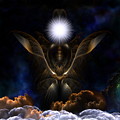 The Tower In The Bottle Takes Flight Digital Art by Rolando Burbon The Tower In The Bottle Takes Flight Digital Art by Rolando Burbon