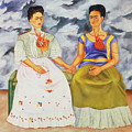 The Two Fridas Painting by Frida Kahlo The Two Fridas Painting by Frida Kahlo