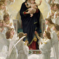 The Virgin with Angels Painting by William-Adolphe Bouguereau The Virgin with Angels Painting by William-Adolphe Bouguereau