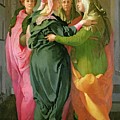 The Visitation Painting by Jacopo Pontormo The Visitation Painting by Jacopo Pontormo